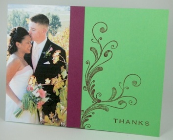 DIY Photo Thank You Card (Wedding Wednesday 9/30/09)