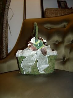 DIY Mossy Flower Girl Basket