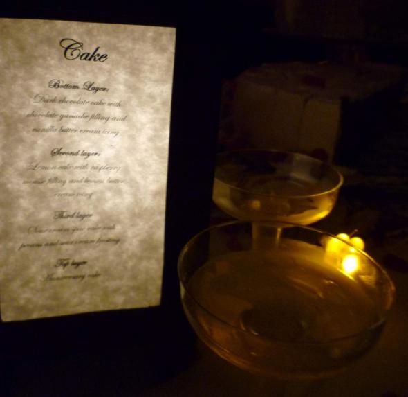 2d Bride's Lantern Menus